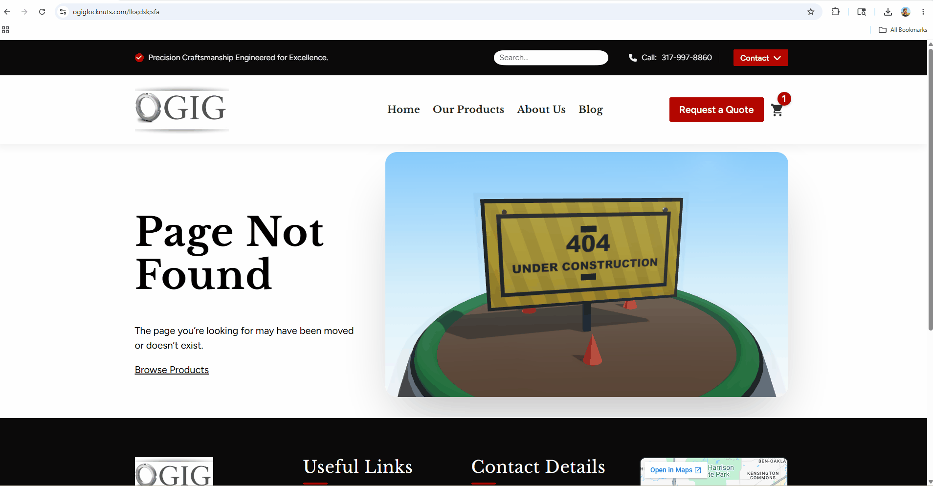 404 Error Page